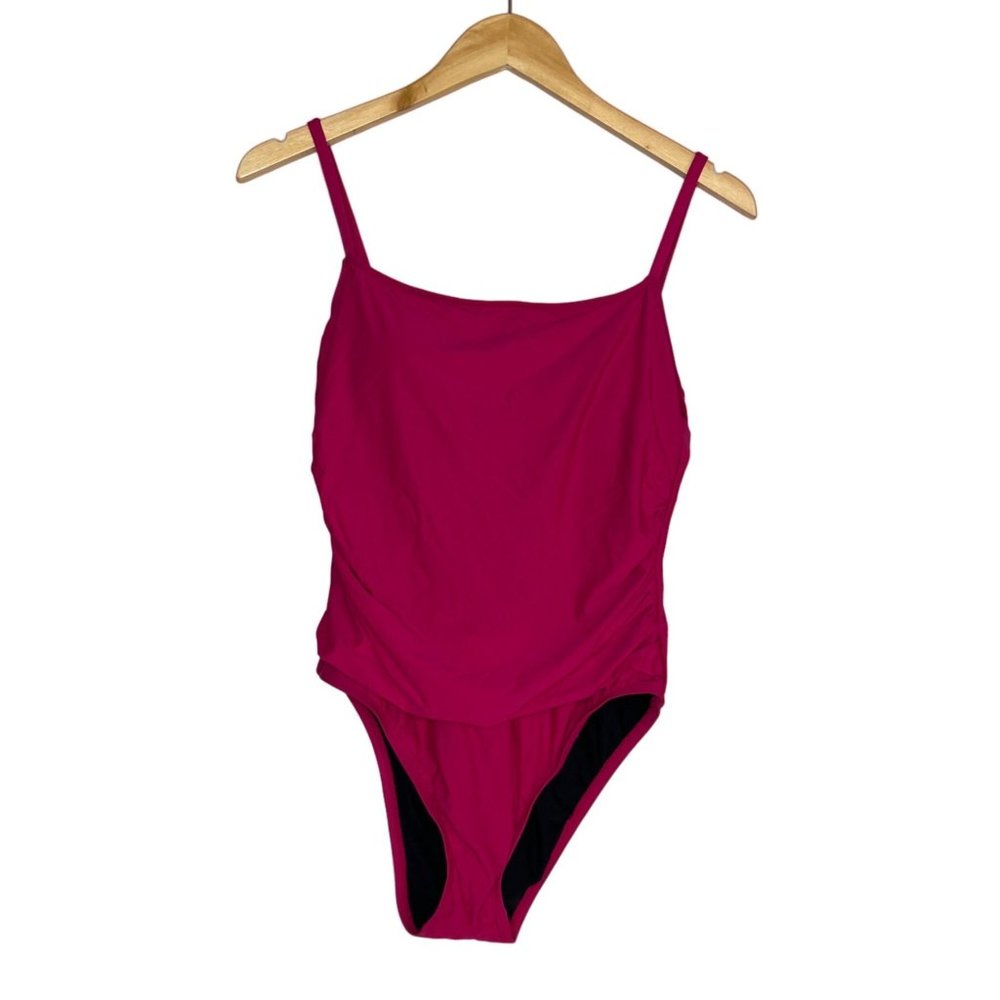 NEW Athena RSC Shirred Maillot One-Piece Swimsuit Size 8